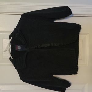 Tommy H Black Sweater Cardigan. VGUC, Size 8/10